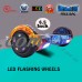 UL 2272 Certified 6.5" Hoverboard Bluetooth Speaker LED 2 Wheel Smart Electric Self Balancing Scooter Blue Chrome+ Bag (WHEELS-UC6.5-BLUE-CHROME)   